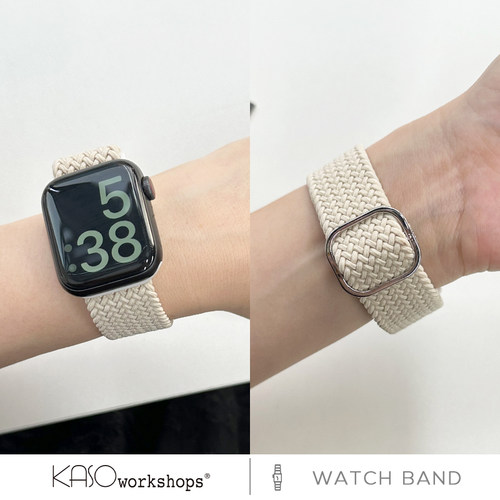 KASO适用applewatch编织回环表带
