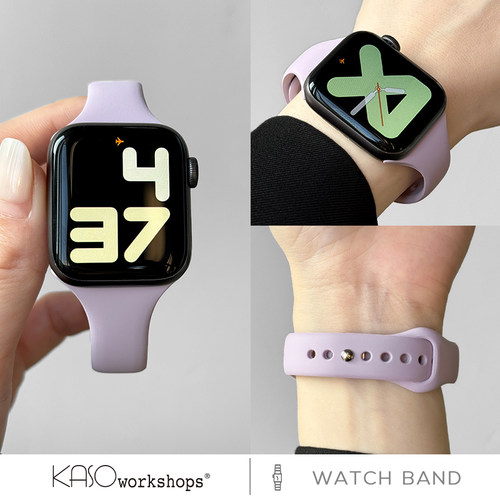适用iwatchS11硅胶小蛮腰手表带