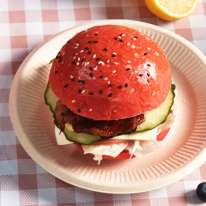 汉堡胚面包胚半成品美式汉堡包商用餐厅墨鱼广东家庭汉堡包坯60克,零食/坚果/特产,传统西式糕点,淘宝优惠券,粉丝福利购,淘宝优惠卷