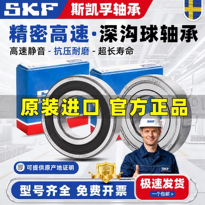 高速进口SKF轴承6307 6308 6309 6310 6311 6312 6313 2Z 2RS1/C3