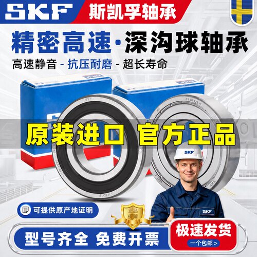 高速进口SKF轴承6307 6308 6309 6310 6311 6312 6313 2Z 2RS1/C3