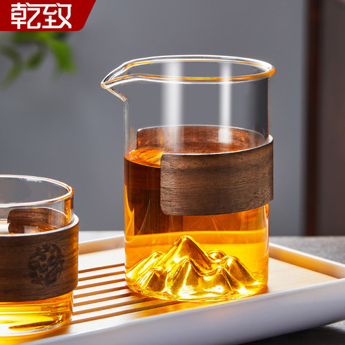 防烫竹套手握观山公道杯
