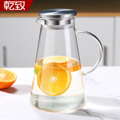 冷水壶玻璃加厚耐高温泡茶壶食品级2025新款大容量家用开水凉水壶