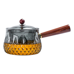 侧把玻璃茶壶家用耐高温电陶炉煮茶器过滤煮茶泡茶壶单壶功夫茶具