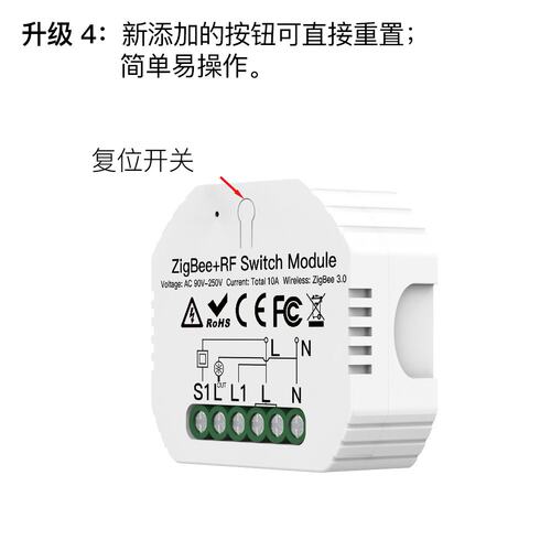ZIGBEE涂鸦智能家居灯控开关通断器APP语音定时模组智能定时开关