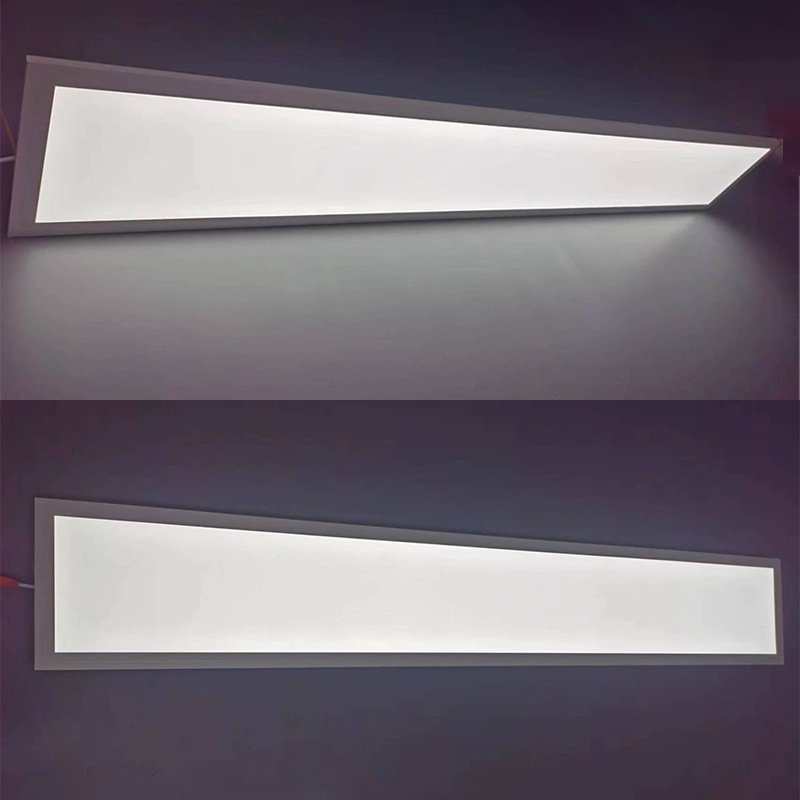 石膏板吊顶面板灯300x1200卡簧暗装天花板嵌入式led卡扣式平板灯图片
