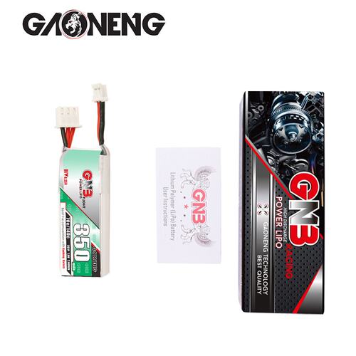 GNB高能350mAh 2S 7.6V 70C HV银燕TinyHawk室内空心杯FPV锂电池