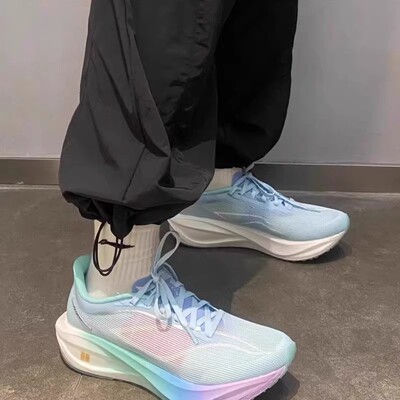 飞电5C碳板竞速专业超轻跑鞋透气男女减震回弹小学生跑步运动鞋