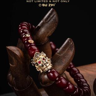 不止不只 新品 尸陀林 文玩隔珠配饰925银18K金 可旋转礼物