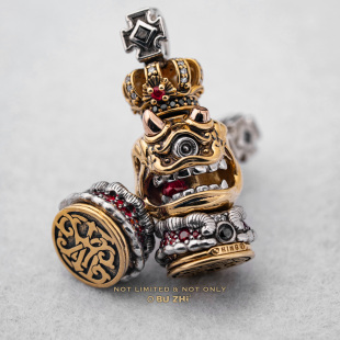 潮流百搭 不止不只 925银22K金 加冕之日吊坠 招财 国风大吉IP新品