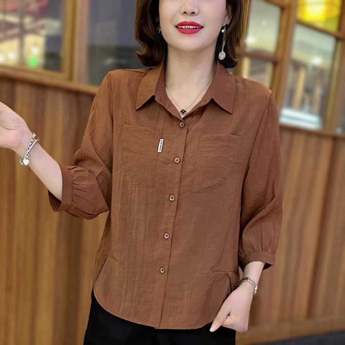 秋装衬衫2024新款时尚休闲