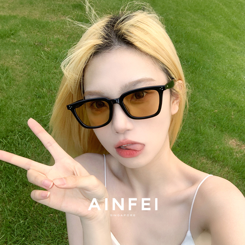 度数近视墨镜AINFEI防晒高级女