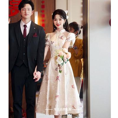 订婚礼服女2025新款小个