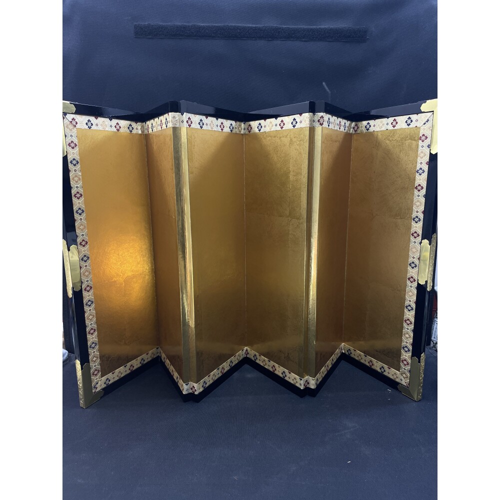 日本中古商品，陈设摆件，桌面隔断，茶道用具，曲面屏风，御屏风