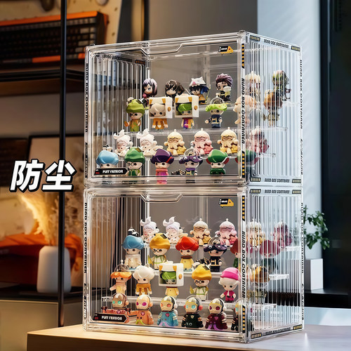 盲盒收纳展示架透明防尘亚克力