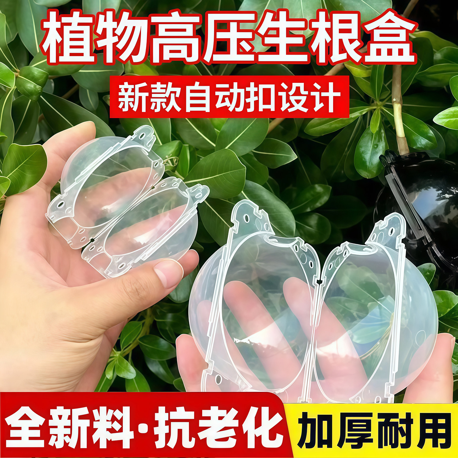 植物高压繁殖盒控根器扦插嫁接高压包生根盒枝繁殖球生根繁殖盒子