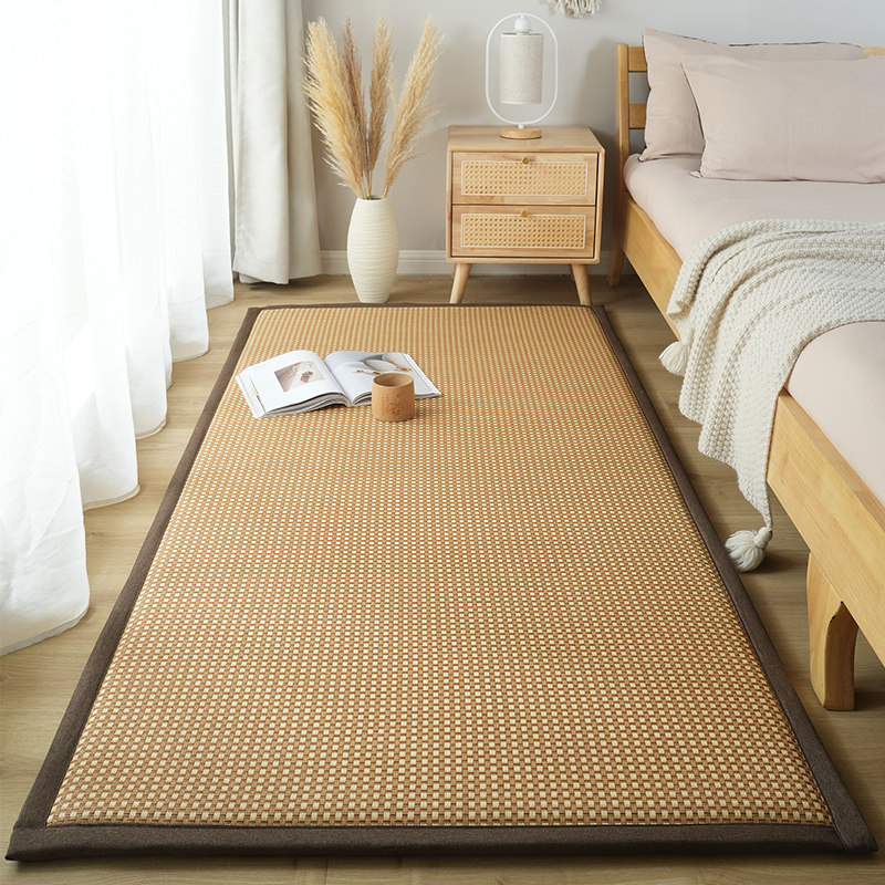 日式藤席地毯客厅凉席地垫夏季宝宝爬行垫卧室藤编睡觉打地铺垫子,居家布艺,家用脚垫,淘宝优惠券,粉丝福利购,淘宝优惠卷