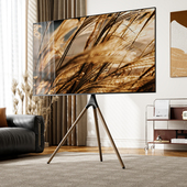 北弧电视落地立式 移动推车支架可旋转电视机架适用小米海信FS601