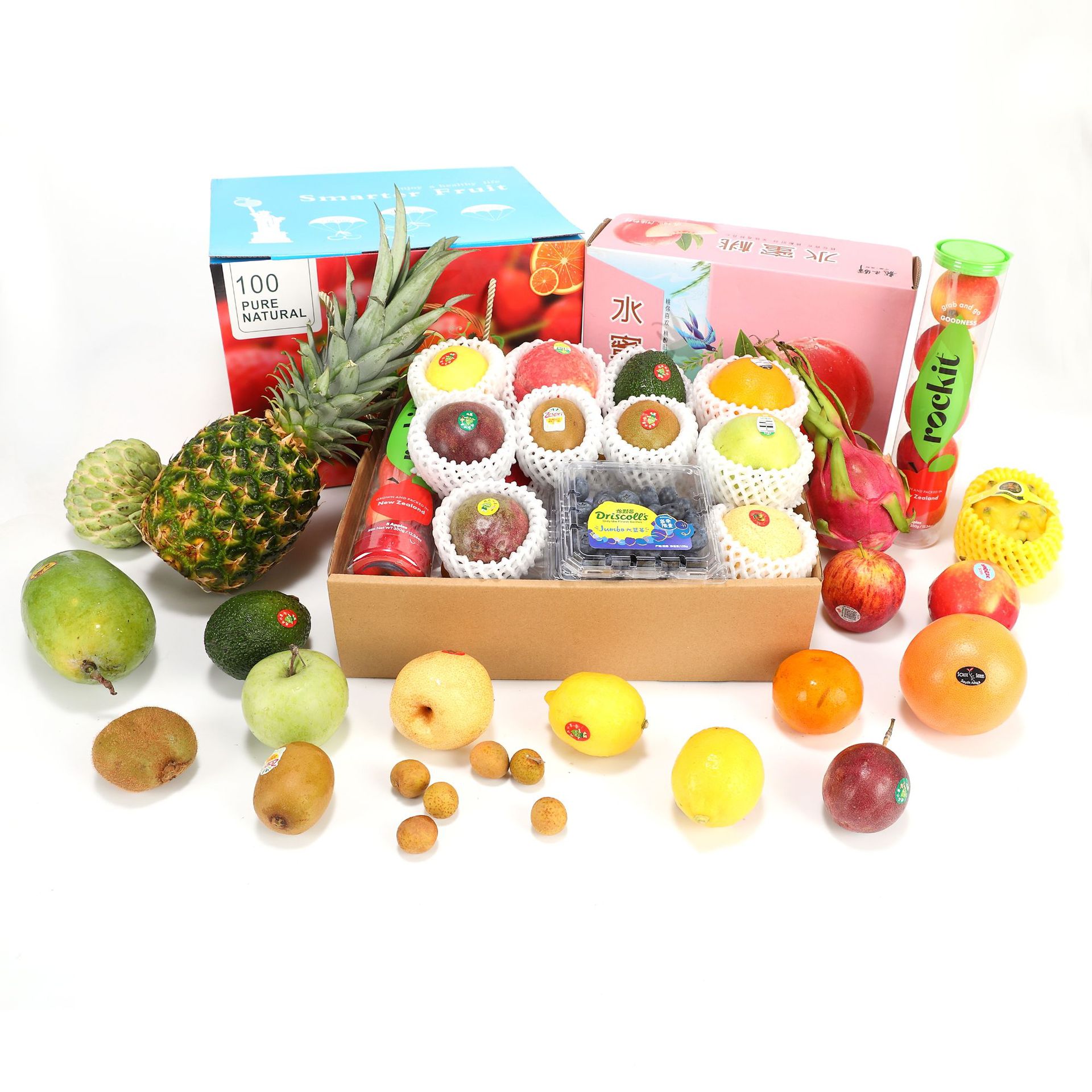 广州江南【顺丰】混搭新鲜水果10种水果组合礼盒高端送礼