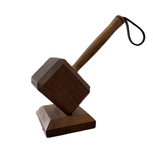 海风威胡桃木雷神之锤啤酒开瓶器创意实用高级感摆件乔迁生日礼物