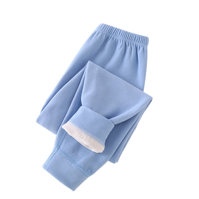 儿童德绒保暖裤童果象蚕丝发热