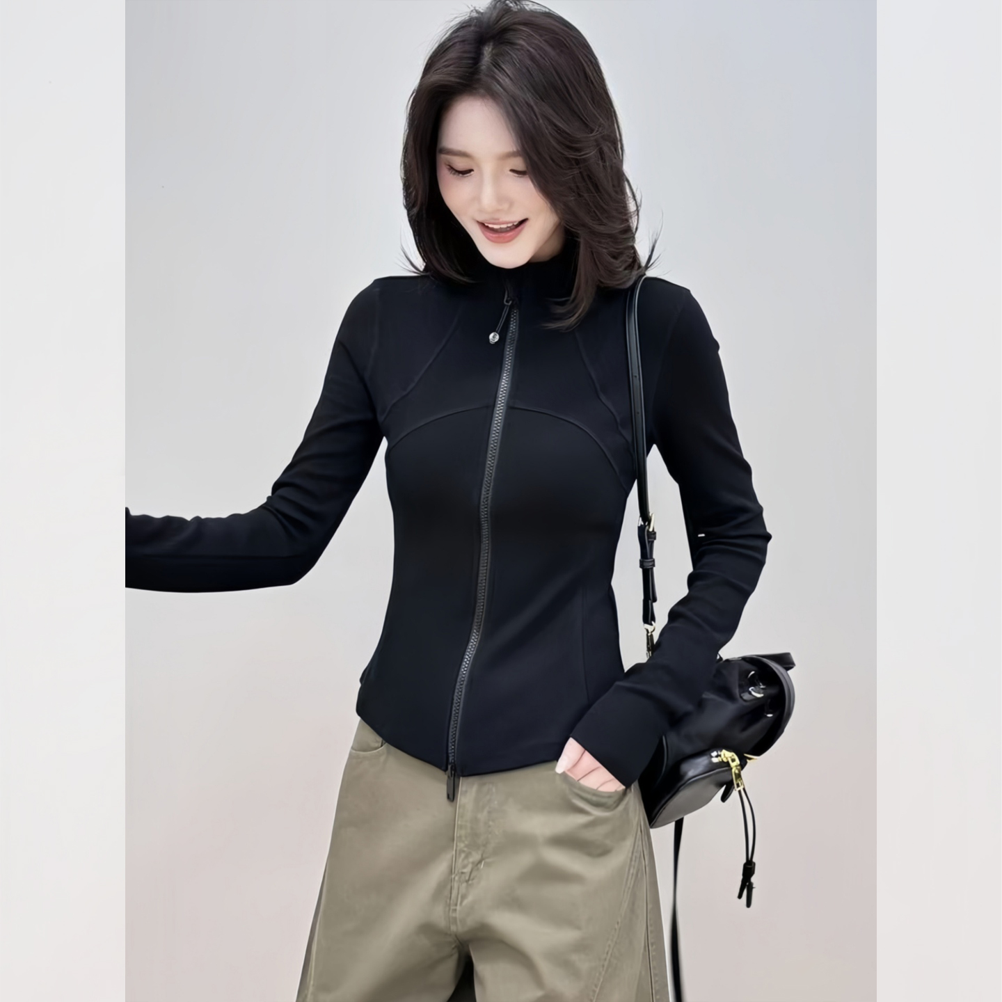 【送运费险】爆款短款长袖上衣