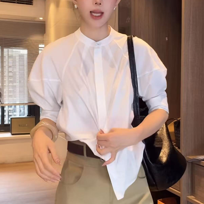 【送运费险】抖音爆款立领上衣女