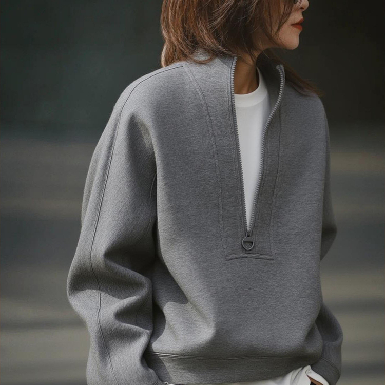 【送运费险】抖音爆款灰色上衣女