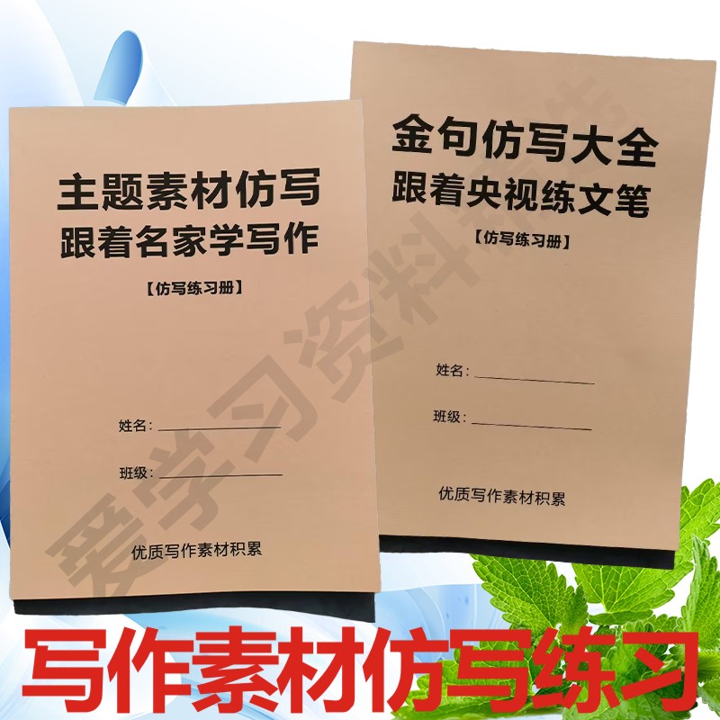 名家写作金句学霸仿写练习册