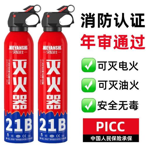 车载灭火器便携式车用可携式车载家轿车汽车私家车家用专用水基