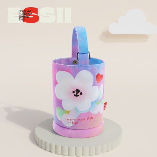 完美款款水桶包可爱插画