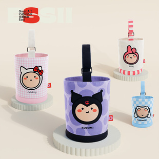 三丽鸥系列卡通可爱手提单肩墩墩桶包 小蔻艺术家合作款 完美款 款