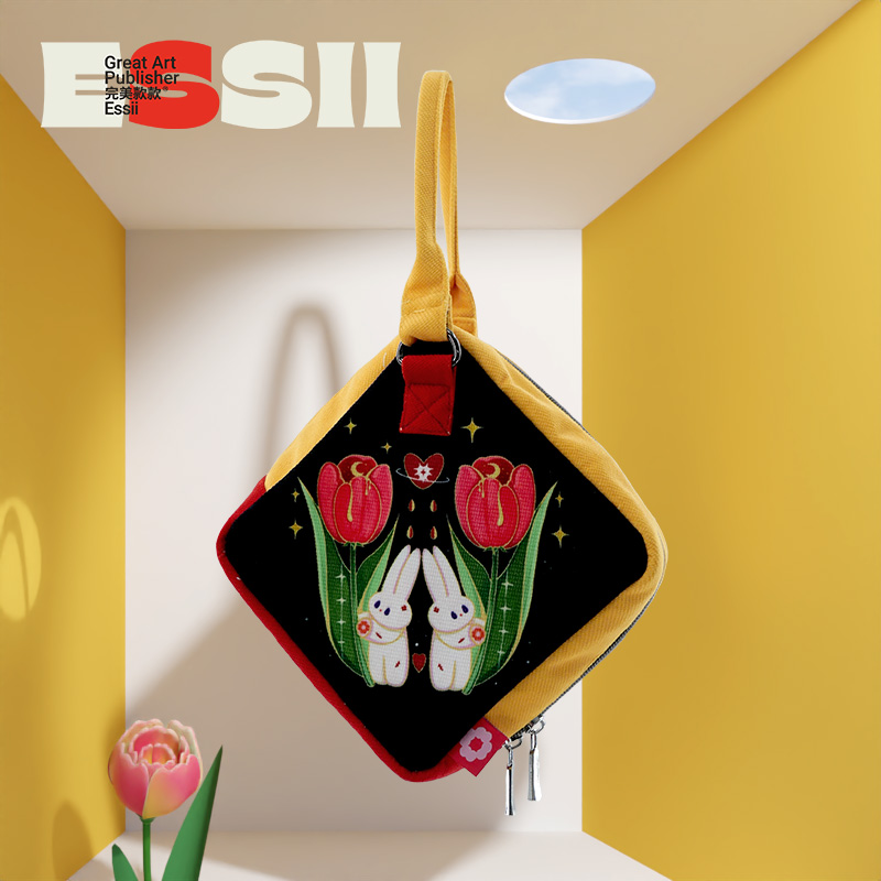 完美款款经典兔兔斜挎骰子包