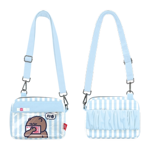 完美款款下里巴熊插画师联名款搞怪百搭卡通斜挎包手拿相机包