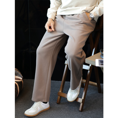 380g重磅华棉宽松美式休闲卫裤男