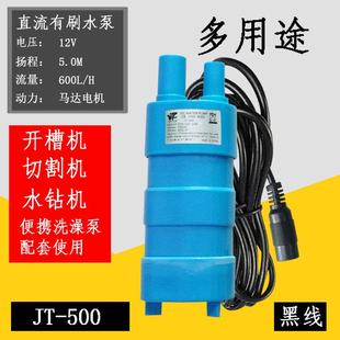 泵JT500 12V直流潜水泵扬程5米10L 高扬程泵 微型泵设备泵直式