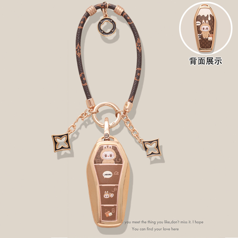 适用比亚迪汉钥匙套宋plus秦dmi海豚车海鸥女海豹06唐元pro