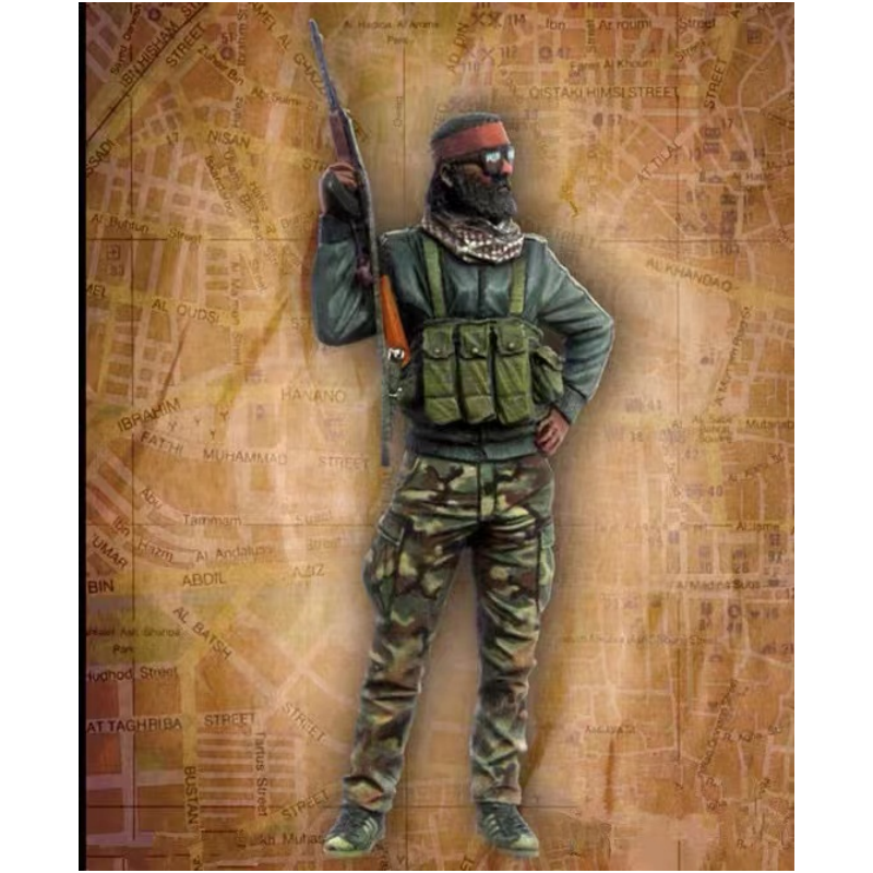 源模居GK 1/35树脂模型 叙利亚冲突极端主义者 手办白模 577R