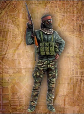 源模居GK 1/35树脂模型 叙利亚冲突极端主义者 手办白模 577R