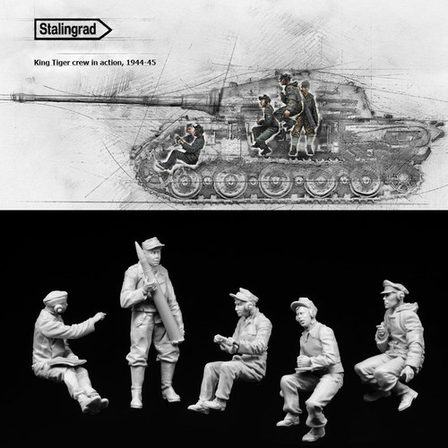 1/35兵人白模树脂模型