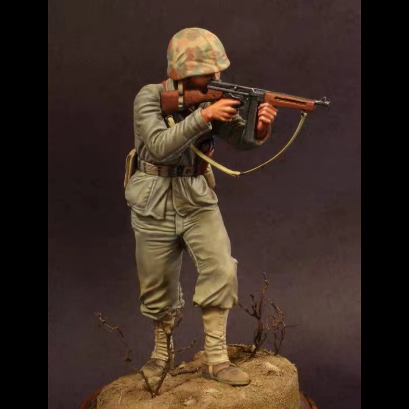 源模居gk 1/16树脂模型 二战美军士兵 (无底座) 手办白模 578r