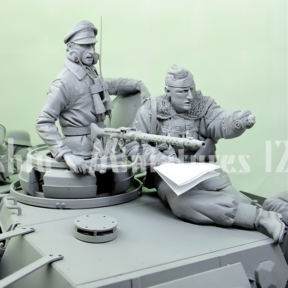 1/16兵人白模树脂模型