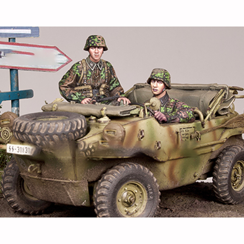 树脂模型1/35现货白模兵人