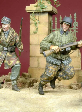 源模居GK树脂白模模型1/35 二战士兵 军事题材手办兵人军人301RPC
