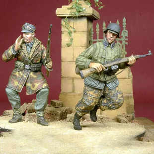 源模居GK树脂白模模型1/35 二战士兵 军事题材手办兵人军人301RPC
