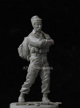 源模居GK树脂白模模型1/35 二战士兵 军事题材手办兵人军人274RQJ
