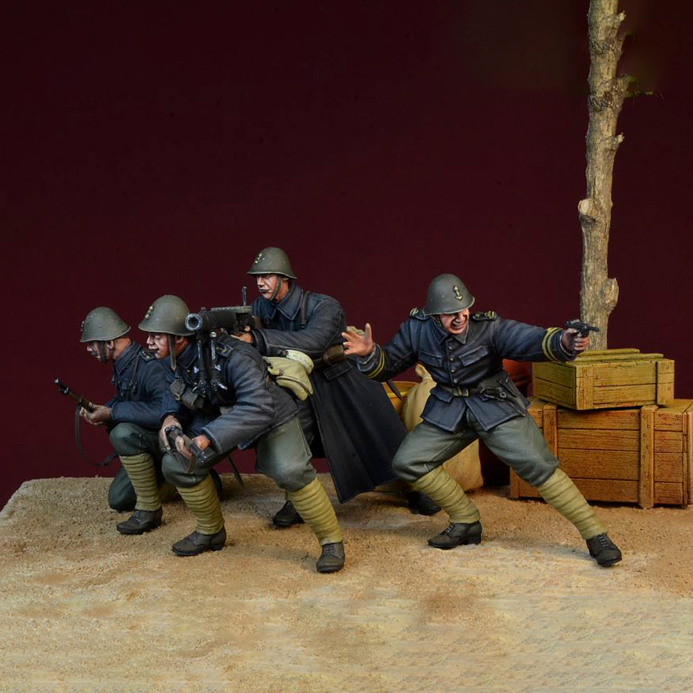 1/35兵人白模树脂模型