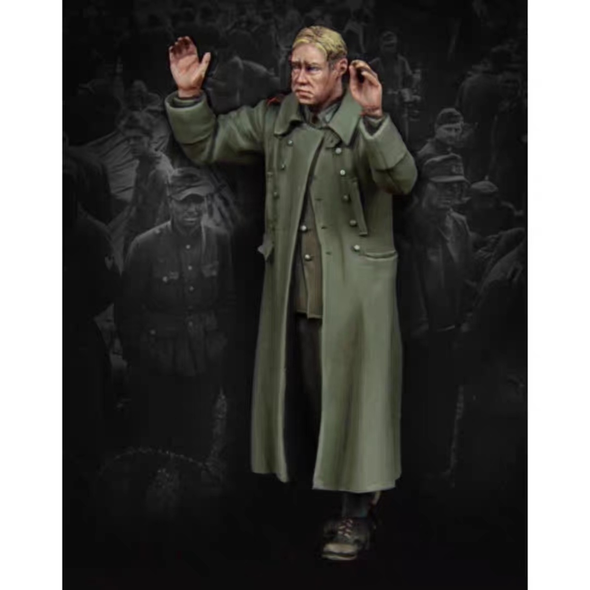 源模居GK 1/35树脂模型 二战德军战俘 手办白模477C