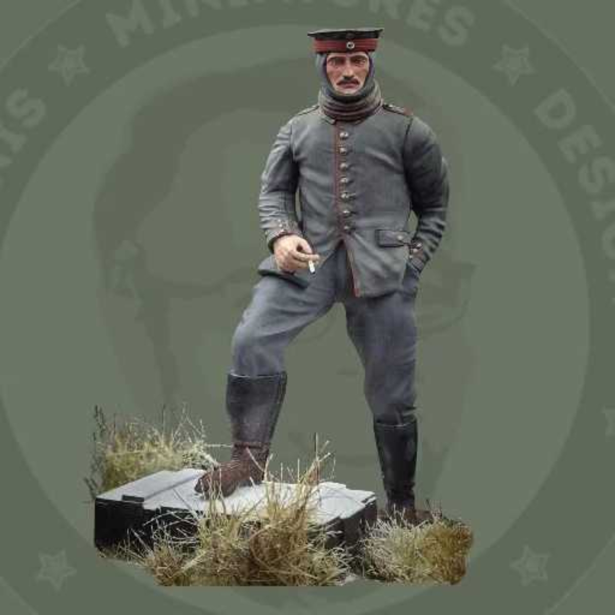 源模居GK 1/35树脂模型 德国士兵战俘(仅1人)手办白模1078R