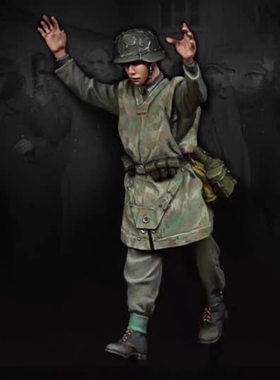 源模居GK 1/35树脂模型  二战德军战俘 手办白模476C